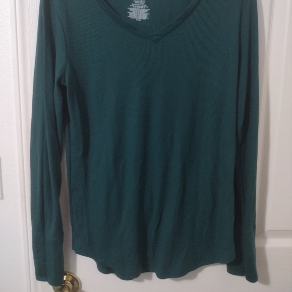 V-neck thermal long sleeve shirts - Picture 2 of 6